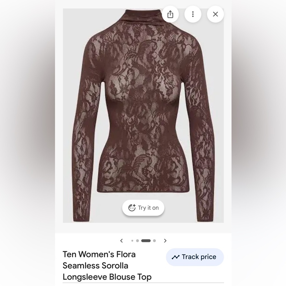 Aritzia Sorolla shirt cocoa brown